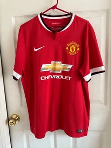 2014-15 Manchester United Soccer Jersey - Size Large - Picture 1 of 6
