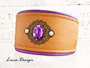 Windhundhalsband Hundehalsband dog Collar Greyhound Galgo Saluki Whippet mi - Bild 1 von 3
