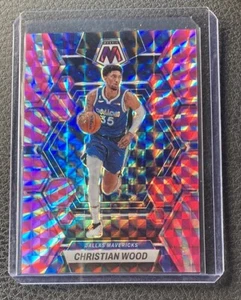2022-23 Panini Mosaic Christian Wood Numbered 3/20 Pink Swirl Mosaic #125 - Picture 1 of 2
