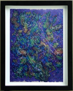 Drawing ABSTRACT COMPOSITION by DOMINIQUE GAUTIER (1951/2018) x - Picture 1 of 8