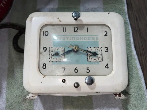 Vintage Westinghouse Timer Clock ( Untested ) Cover