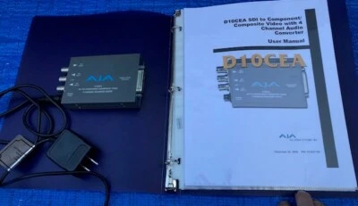 Aja D10CEA SDI to Component / Composite Video - 4 Channel Balanced Audio w/ Powe - Image 1 of 4
