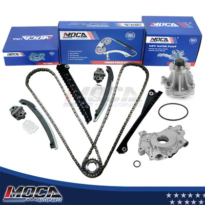 Timing Chain Kit W/Oil Water Pump for 97-01 Ford F-150 250 350 Econoline 5.4L V8 — 第 1/4 张图片