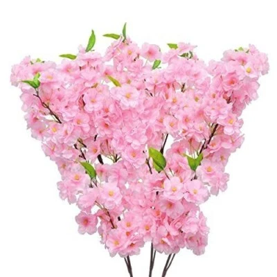 5 PIEZAS Ramas Artificiales Flor de Cerezo Seda Flor de Cerezo... Foto 1 de 3