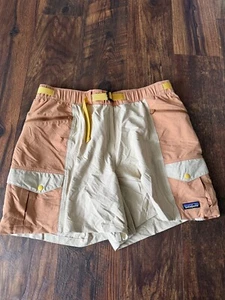 NEW Patagonia Shorts Womens Outdoor Everyday 4" Oar Tan Brown SZ Large - Picture 1 of 2