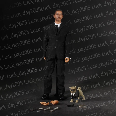 Dragon MIB3 Men In Black 3 Agent J Will Smith w/ Frank Dog 1/6 Figure (NO BOX) Cover