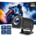 Mini Portable Projector 4K 1080P UHD Home Theater 10000 Lumen LED WiFi BluetoojV