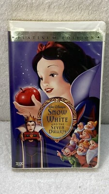 Walt Disney Platinum Edition  White and the Seven Dwarfs Disney VHS - Image 1 of 4