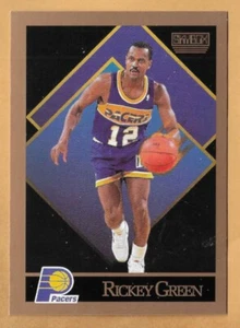 RICKEY GREEN INDIANA PACERS #115 SKYBOX 1990-91 - Picture 1 of 2