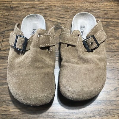 Zapatos sin cordones Bjorndal Harvard para mujer zuecos marrones con hebilla de corcho talla 6B Foto 1 de 4