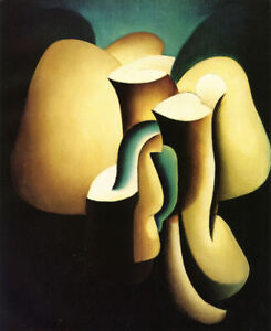 Flower Forms by Charles Sheeler   Paper Print Repro