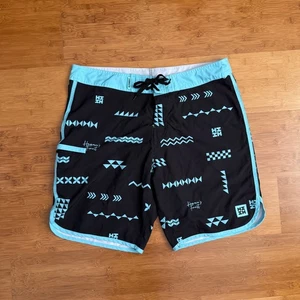 Hawaii's Finest Boardshorts Herren 38 Schwimmen Surfen Strand Pool Sommer - Bild 1 von 5