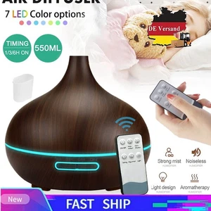 550ML Ultraschall Luftbefeuchter Aroma Diffuser Diffusor Humidifier 7 LED Licht - Bild 1 von 17