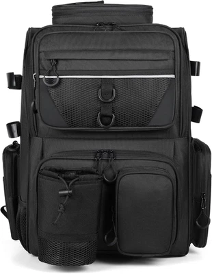 Mochila de aparejos de pesca 40L con soportes de caña para aventuras de camping y senderismo Foto 1 de 4