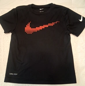 Nike Dri-Fit Legend Short Sleeve T Shirt Boy's Black 6 / 7 years - Picture 1 of 6
