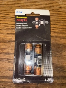 Eaton Bussmann Easy ID Indicating Fuses FRN-R 20A 2PK - Picture 1 of 3