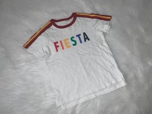 Cat & Jack White Fiesta Tee Size XS (4/5) EUC - Picture 1 of 1