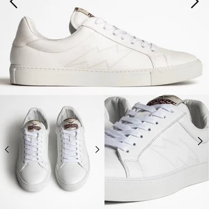 Zadig and Voltaire Low Top Flash Trainers Lighting Bolt Sneakers Unisex - Picture 1 of 16