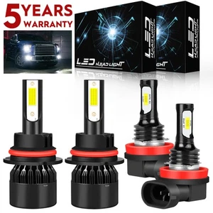 Faro antiniebla haz alto/bajo LED 6000K para Nissan Pathfinder 2005-2012 C9 - Imagen 1 de 14