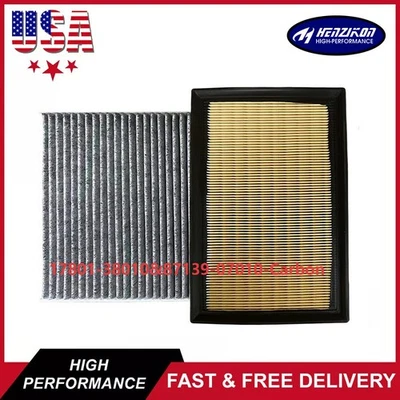 Combo Set Engine & Carbon Cabin Air Filter Fit Toyota Rav4 2013-2018 L4 2.5L - Image 1 of 4