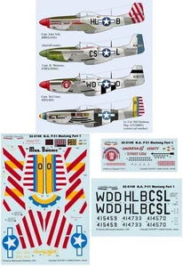 Lifelike 32-014R P-51D Mustang part 1 1/32 scale decals - Picture 1 of 1