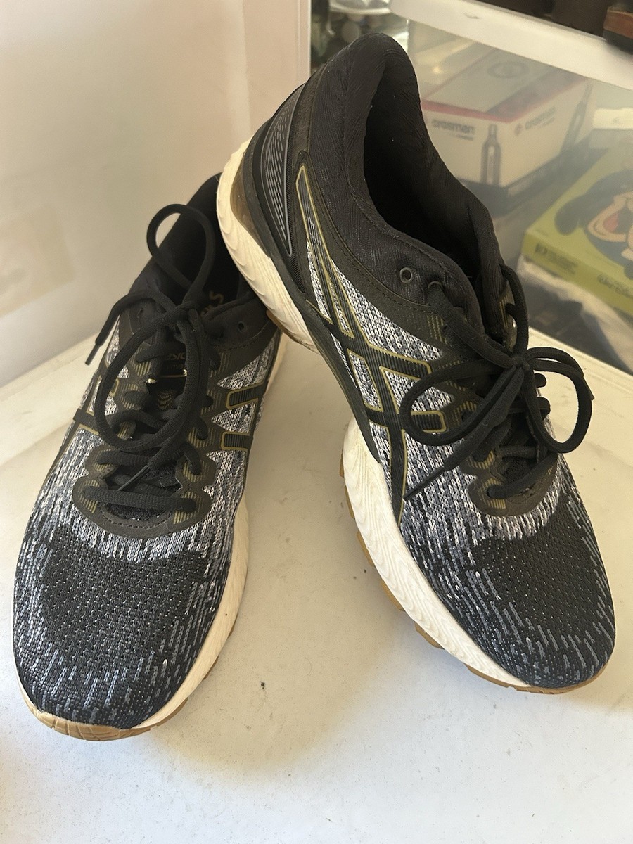 Zapatillas Running Asics Gel-nimbus 22 Hombre Negras Gris En