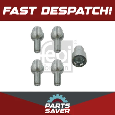 Болт колеса / шпилька / гайка подходит для VW LUPO GTi, Mk1 98 до 05 B225 Volkswagen Febi новый - Изображение 1 из 4