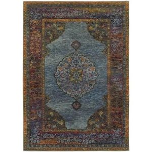 Oriental Weavers Andorra 7139A 2x3 Rectangle - Blue/ Multi-Nylon/PolyP - Picture 1 of 1
