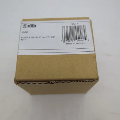 BVA CVN3 母针阀 3/8 英寸全新带盒截止阀  — 第 1/3 张图片