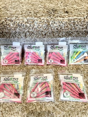 💲8,99/каждый,💲48/7bags📍Martini шаг вверх гольф тройники 3-1/4 «, 1,75», сделано в США - Изображение 1 из 4