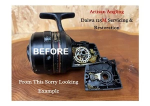 Daiwa 125M Servicing And Repair Works Does your 125M Need Help? Free Return Post - Picture 1 of 8