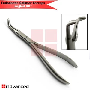 Rimuovi supporto file rotto endodontico rotto 90° Endo Root Splinter Forcips - Foto 1 di 3