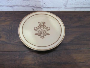 Pfaltzgraff Village Plates 7” Salad Plate  Brown Village Pattern Floral - Picture 1 of 3