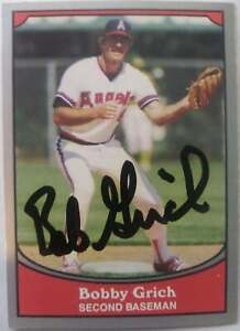Bobby Grich signed baseball card