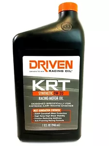 Joe Gibbs Driven KRT Synthetic Karting Honda Kart Cadet GX160 / GX200 Engine Oil - Picture 1 of 7