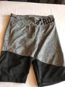 STRONGER Boys XL Black & Gray Athletic Shorts - 30" Waist - Picture 1 of 4