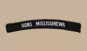 US Navy T-AO-144 USNS Mississinewa Flotte Nachschub Öler UIM Wippe Tab - Bild 1 von 1
