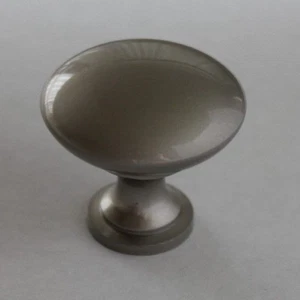 Paquete de 25 piezas perillas de cajón de gabinete de cocina borde redondo perilla de níquel satinado  - Imagen 1 de 4