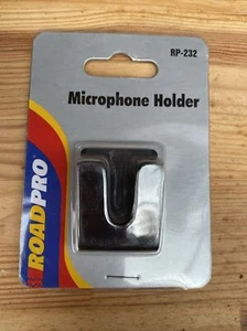 1-RoadPro RP-232 Black Double Sided Heavy Duty Tape Style CB Microphone Holder - Zdjęcie 1 z 3