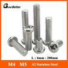M4 M5 Phillips Pan / Round Head Machine Screws Bolts A2 Stainless Steel Din 7985
