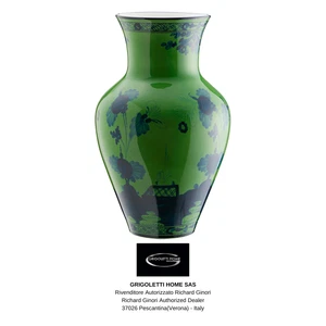 Richard Ginori - Oriente Italiano Malachite Vase Ming Big CMS 30 -reseller - Picture 1 of 2