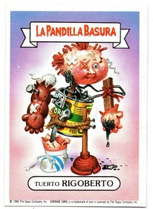 TUERTO RIGOBERTO #155 CROMO LA PANDILLA BASURA / GARBAGE PAIL KIDS 1989 TOPPS - Imagen 1 de 2