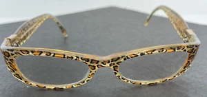 Vintage Jean Lafont Paris Leopard Brille NUR GESTELL Escale 380 51-19-130 - Bild 1 von 12