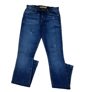 Joes Jeans Womens 24 x 30 Skinny Ankle Jeans Distressed Blue Stretch New - Picture 1 of 8