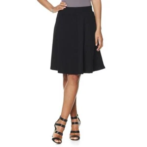 Liz Lange Mitered Stripe Skirt 465003-K-11 (Black, Medium) - Picture 1 of 1