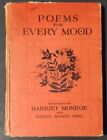 Poems for Every Mood Harriet Monroe & Morton Dauwen Zabel (ed.) 1933 Hardback