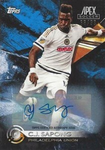 2016 Topps Apex Major League Soccer Base Certified Autograph Card Blue /99 - MLS