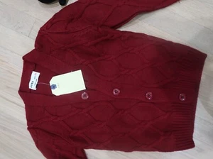 NWT BURGUNDY SWEATER KIDS SIZE 4 - Picture 1 of 2