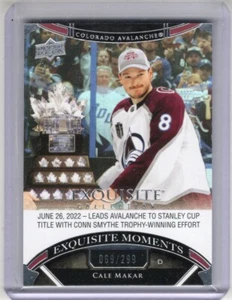 2022-23 Black Diamond #ECM-MF Cale Makar Exquisite Moments 69/299 - Picture 1 of 1