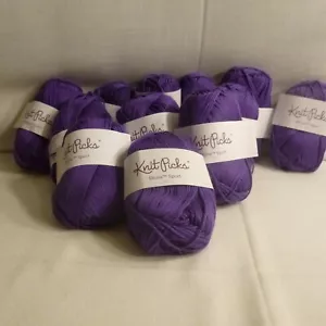 Knit Picks - Shine Sport - Iris - Sport Weight - Lot of 12 - Color J393 Iris - Picture 1 of 7